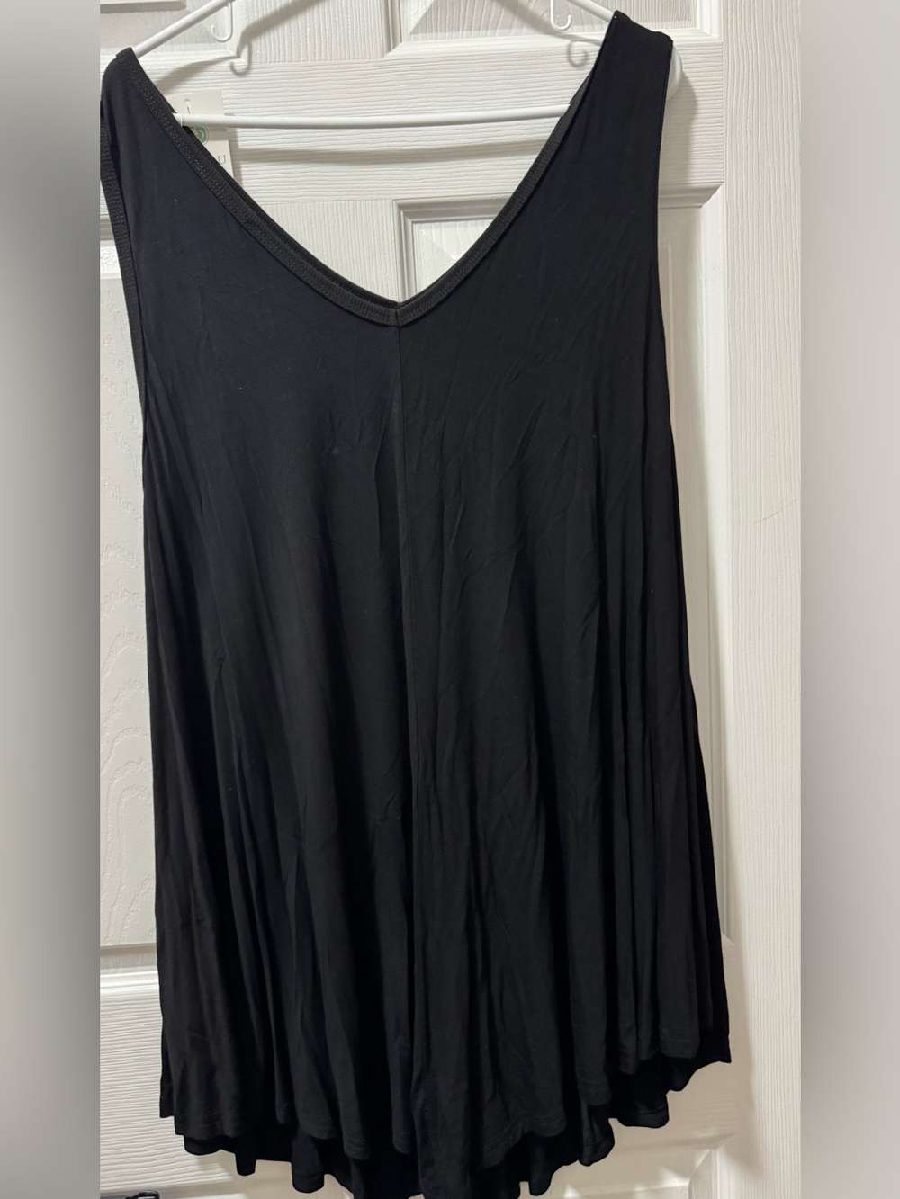 Umgee Black Sleeveless V-Neck Tank Dress - Picture 5 of 5